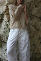 Comfortable white pants for women seeking effortless everyday style