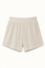 Ghost image of mesh shorts with elasticated waistband