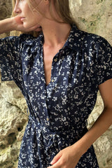 Button-front shirt dress perfect for women over 40 looking for an everyday dress