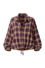 Plaid shirt with long sleeves and button up front detail for easy day wear