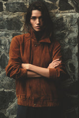 Zephyr Suede Jacket - Havana Cuba Suede