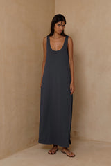 Dune Jersey Dress - Midnight Blue
