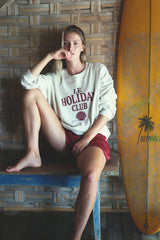 Lightweight oversized sweatshirt for layering in changing seasons