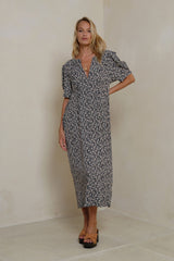 Coven Dress in Chelsea Floral Navy by LILYA