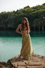 Ashbourne Skirt in Celestial Tie Dye front view