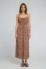 Adjustable tie spaghetti straps on Gypsy Dress