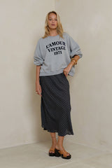 Joplin Skirt by LILYA in retro print midi length