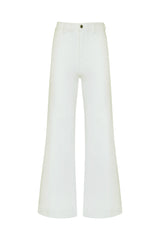 white high waist pants