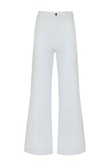 ghost image of white cotton jeans in stretch for summer