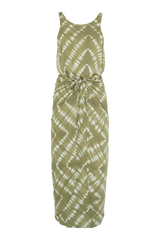 Martini Dress with round neck and soft drape