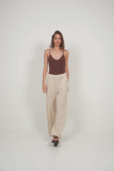 summer mesh natural pants lilya