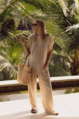 Fenton Pants paired with Karoso Mesh Tee