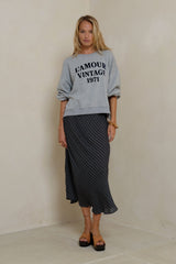 Soft rayon Joplin Skirt with fluid drape