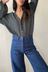 Model wear jeans and stylish shirt by LILYA