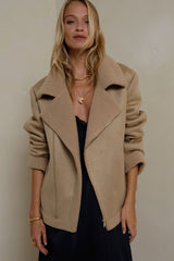 Berkley Jacket in Camel by LILYA