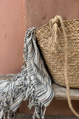 A rattan beach bag in Australia