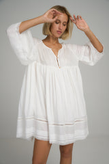 The Biarittz Dress in Ivory by LILYA