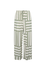 Fenton Pant - Oxford Block Pesto/Cashmere