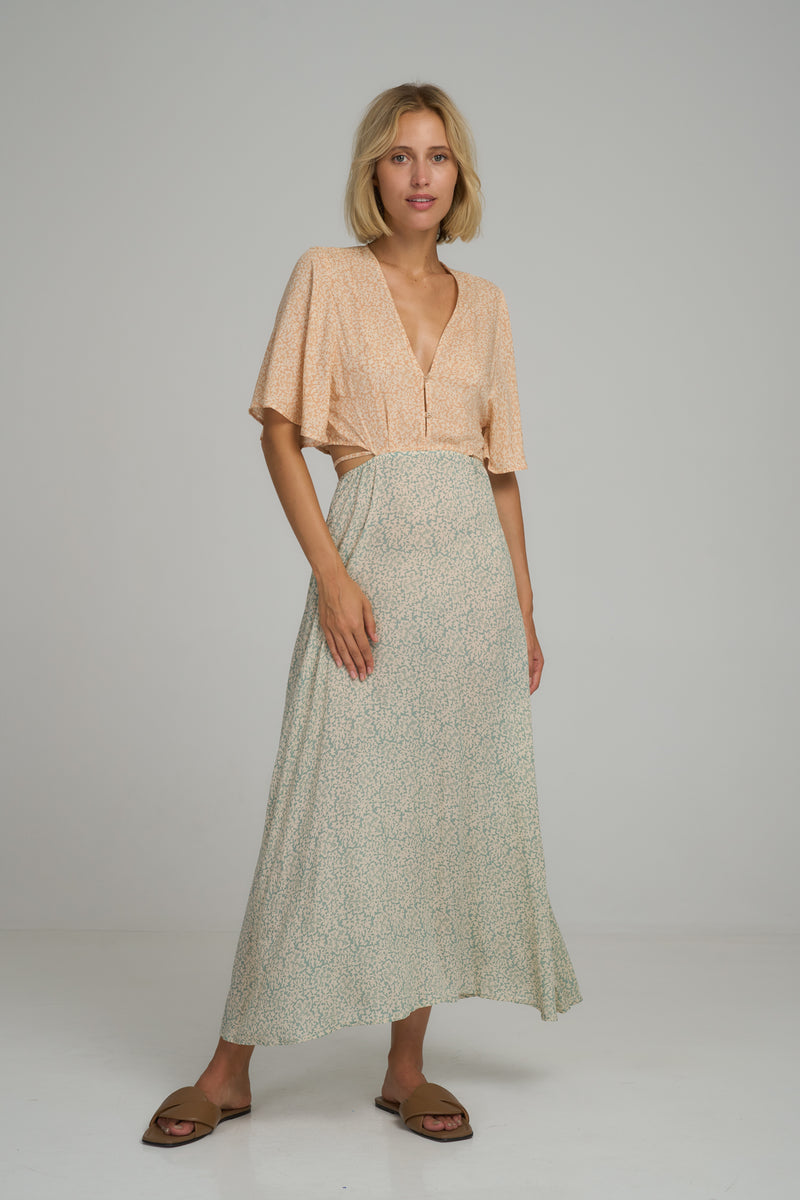 The Hacienda Dress in Celosia Mix by LILYA