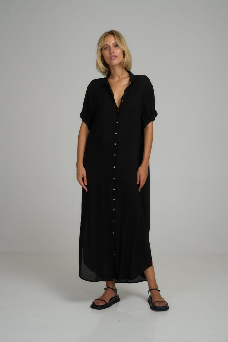 The Hutton Dress in Black by LILYA