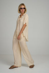 Beach Pant - Sand Stripe