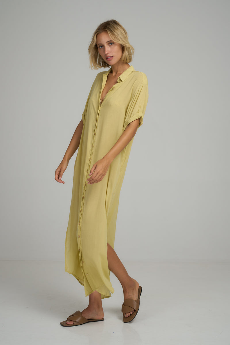 The Hutton Dress in Lemon by LILYA