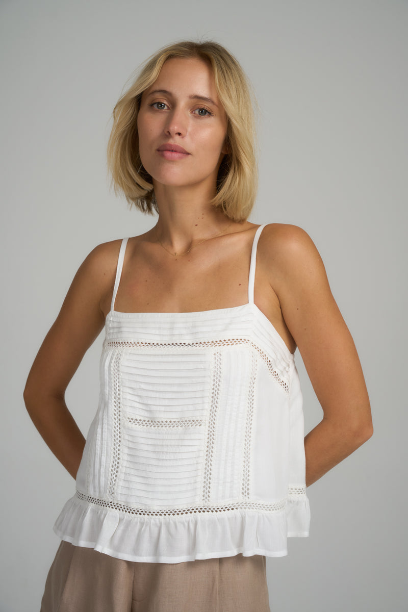 The Icaria Top in Ivory by LILYA