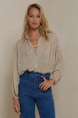 Solace Shirt - Chelsea Floral - Earth Tones