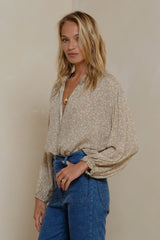 Solace Shirt - Chelsea Floral - Earth Tones