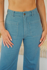 Molly Denim Jean - Milky Blue