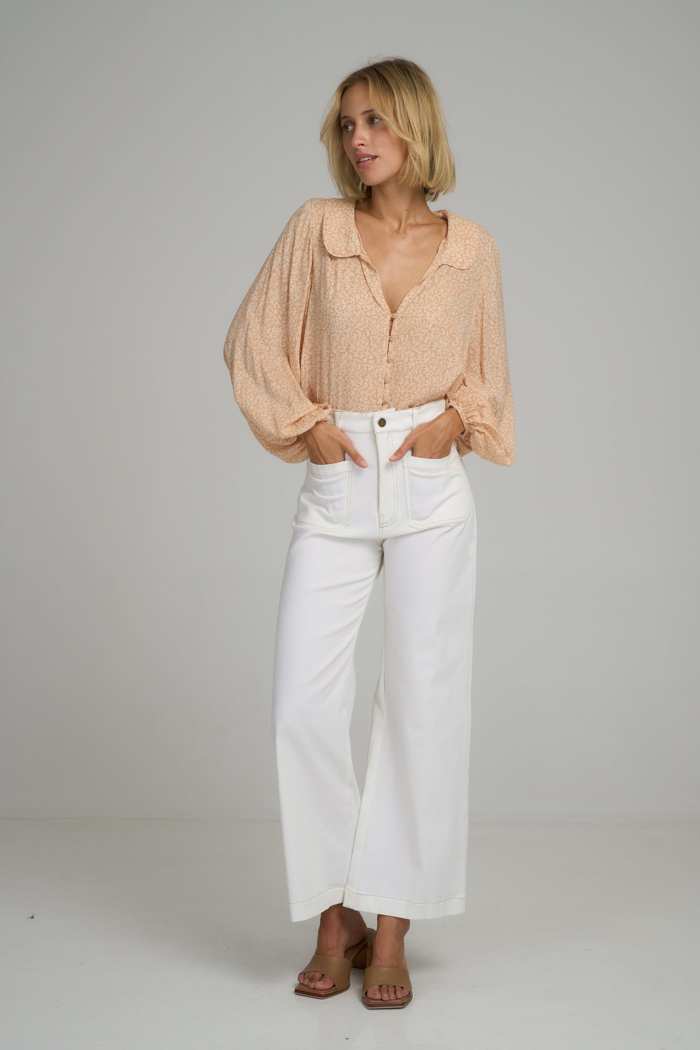 Molly Cotton Pant - Vanilla – LILYA