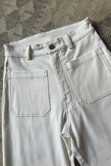 Molly Cotton Pant - Vanilla