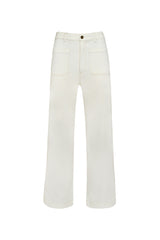 Molly Cotton Pant - Vanilla