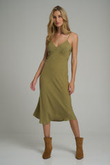 Pentacle Slip Dress - Darlington Floral/Pesto