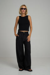 The Shiva Pants in Black by LILYA