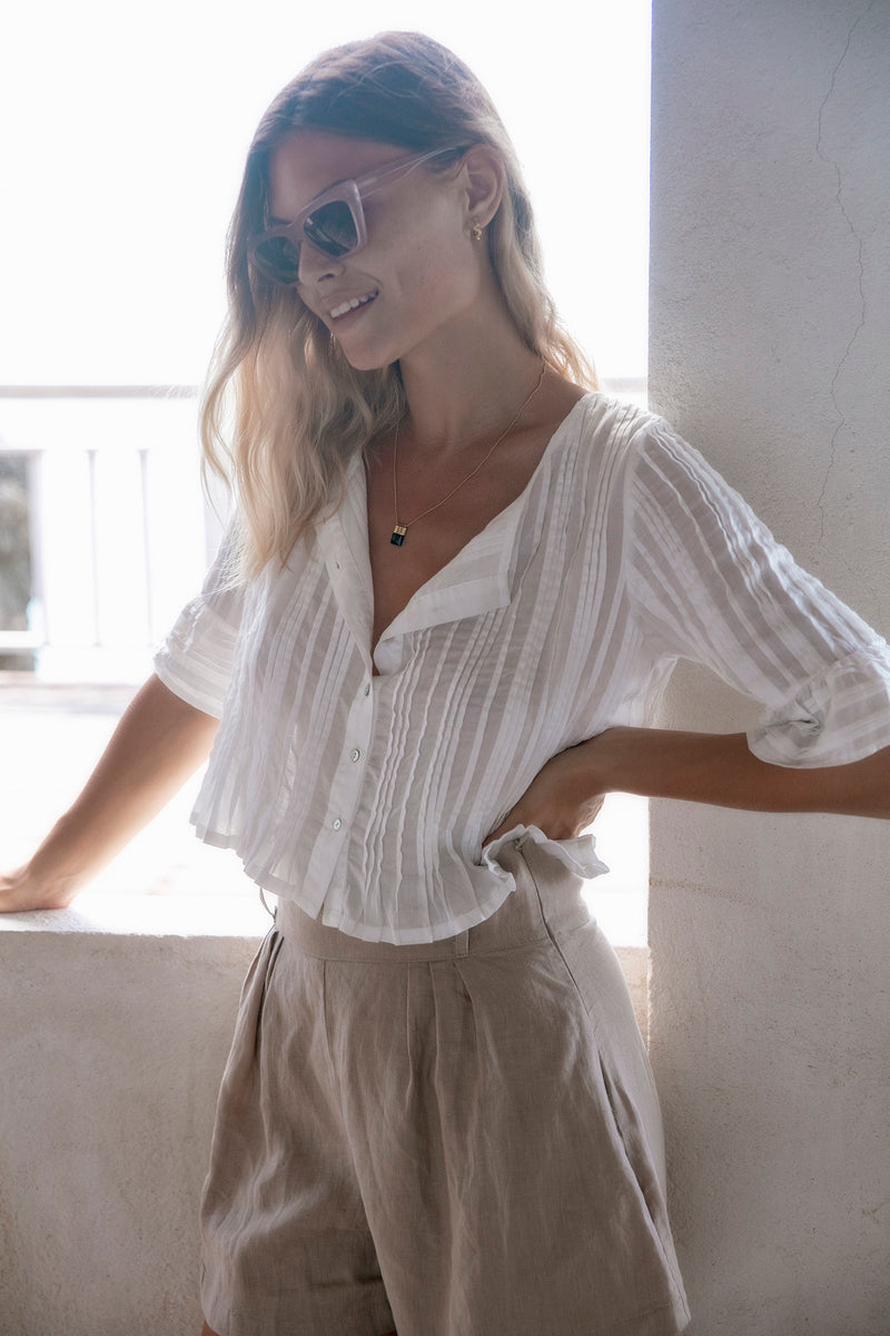 Sonora Top - Ivory