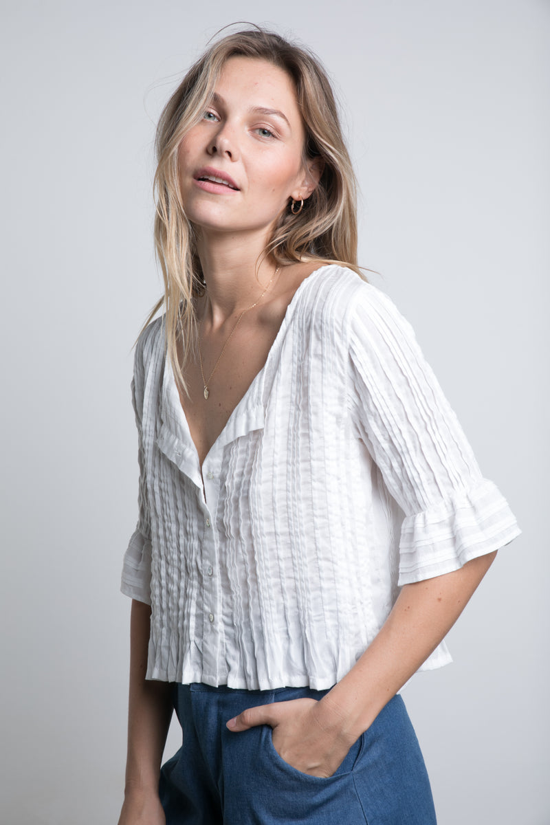 Sonora Top - Ivory