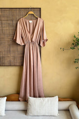 Lyra Dress - Antique Rose