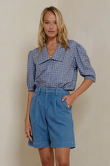 Annyck Check Top by LILYA in Elysian Check