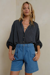 Bermuda Shorts by LILYA in Pacific Blue