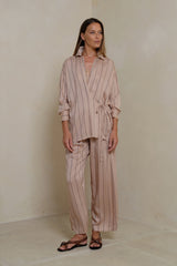 LILYA Fenton Pant Seraphine Blush stripe