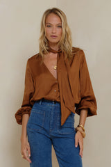 Wide-sleeve relaxed-fit Chamonix Top