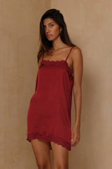 Lightweight satin viscose dress with relaxed draped silhouette