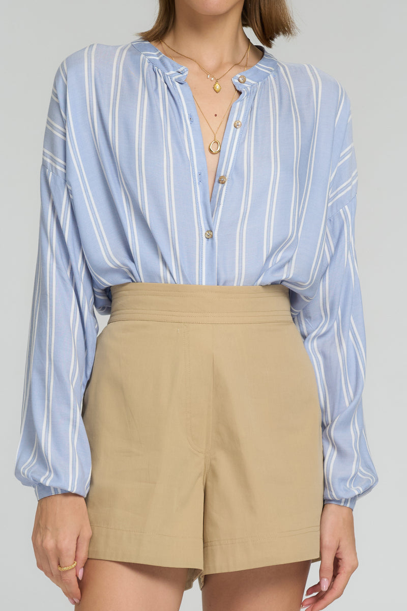 Close up of Anise Shorts Sand by LILYA