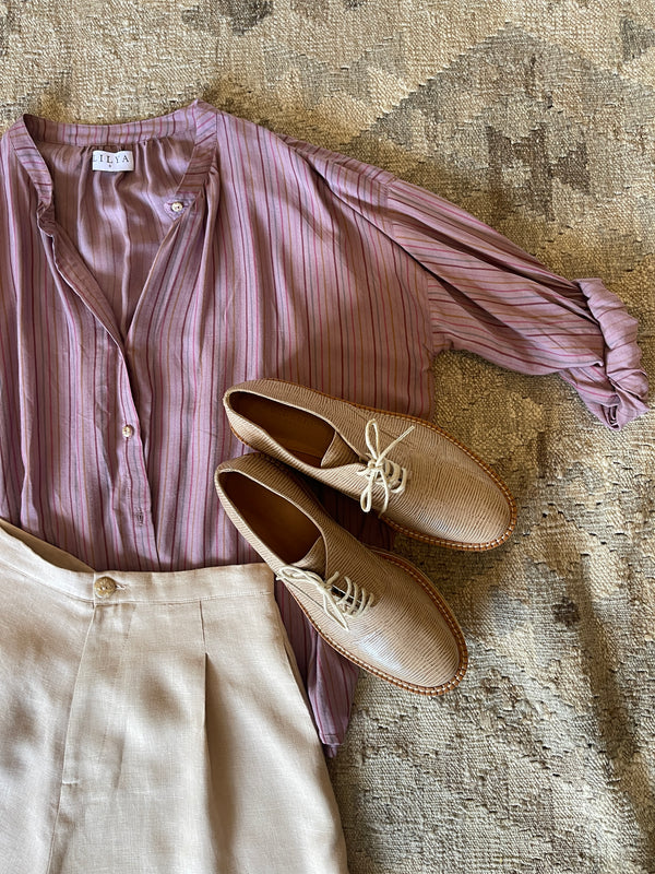 Ginger Shirt - Lilac Stripe