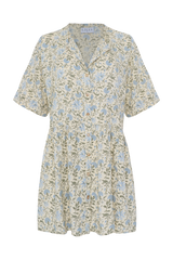A floral rayon mini dress for summer Lauralee