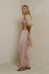 Side view showing drawstring tie on Fenton Pants