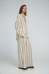LILYA Flynn Pant styled with matching Hastings Shirt