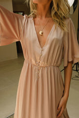 Lyra Dress - Antique Rose