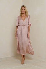 Lyra Dress LILYA in Antique Rose front view
